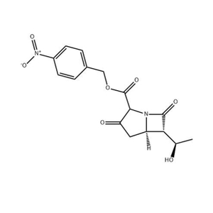 p-ニトロベンジル-6-（1-ヒドロキシエチル）-1-アザビシクロ（3.2.0）ヘプタン-3,7-ジオン-2-カルボン酸